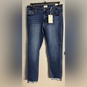KanCan Dark Blue Ankle Jeans